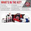 imageAdams Polishes 9mm Dual Action Car Polisher Polishing Kit  Buffer Car Scratch Remover for Car Detailing  Includes Polish Compound ampamp PadsPolishing Kit 16 Item