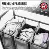 imageAdams Polishes Detailing Towel Cart for Dirty Laundry Cloths Rags Clothes Hamper Basket in Garage Laundry Room Home Storage Etc