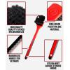 imageAdams Polishes Fender Brush  Rubberized Professional Long Handle Car Wash Brush