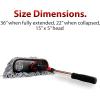 imageAdams Polishes Microfiber Duster  Exterior Soft Premium Large Car Duster Kit Extendable Handle with Long Pole Safe On Paint ampamp Removes Dust Pollen Dirt Cotton Hair ampamp More