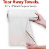 imageAdams Polishes Microfiber Towel Roll  30 Pack TearAway Reusable Towels  12 x 12 1PackTan