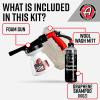 imageAdams Polishes Standard Foam Gun ampamp Graphene Shampoo Bundle  Car Wash Foaming Sprayer for Garden Hose  Mix with Car Soap ampamp Water ampamp No Pressure Washer Required  Premium Grade Auto Detailing Tool