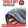 imageAdams Polishes Towel Jumbo Plush Drying Towel 33 x 29 inches 1500 GSM  Absorbent Microfiber 2 Pack White1 Pack
