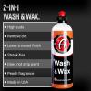 imageAdams Polishes Wash ampamp Wax Gallon  Car Wash Soap Infused With Pure Carnauba Car Wax  Car Cleaning Formula WPaint Protection  Use In 5 Gallon Bucket Foam Cannon ampamp Foam Gun128 fl oz Gallon