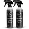 imageAdams Polishes Graphene Detail Spray Gallon  Extend Protection of Waxes Sealants ampamp Coatings  Waterless Detailer Spray For Car Detailing  Clay Bar Drying Aid Add Ceramic Graphene Protection16 Fl Oz Pack of 2