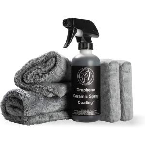 imageAdams Advanced Graphene Ceramic Spray Coating Kit  18 Months Sprayable Graphene Oxide Ceramic Coating for Cars Boats RVs ampamp Motorcycle  Adds Extreme Gloss Depth Shine ampamp ProtectionSpray Coating Kit