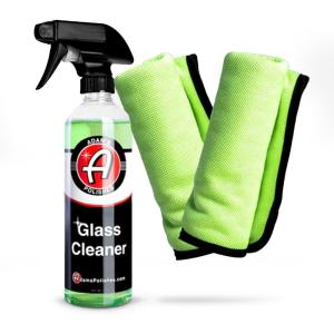 imageAdams Glass Cleaner 2 Pack  Car Window Cleaner for Safe Cleaning On Tinted ampamp NonTinted Glass  Wont Strip Car Wax or Paint Protection1 Count Pack of 1
