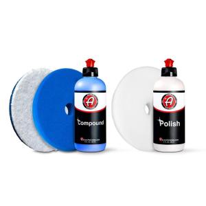 imageAdams Polishes 2Step Polishing System 12oz Combo  SiliconeFree Body Shop Safe Formula  Quick Professional Correcting and Polishing Results for Clear Coat Gel Coat Single Stage Finishes65 Kit
