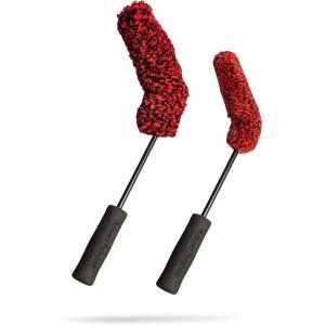 imageAdams Polishes Barrel Brush  Adjustable Wheel Cleaning Tool WSoft Wool Fibers  Remove Brake Dust ampamp Dirt Behind Your Rim Accessories  Wash ampamp Restore Shine to Your Car Boat RV Bike Or MotorcycleCombo