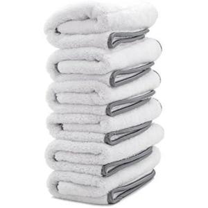 imageAdams Polishes Double Soft Microfiber Towel  Premium Quality Microfiber Polishing Towel with ScratchFree Satin Edge  Buff Away Polishes ampamp Car Wax with Ease 6 Pack6 Pack
