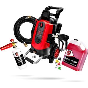 imageAdams Polishes Electric Pressure Washer ampamp Foam Wash Bundle  Powerful 14 GPM 2000 PSI Pressure Washer  Snub Nose ampamp Tip Attachment  Use WCar Soap  Patio Boat RV Motorcycle Car Garage Deck 20
