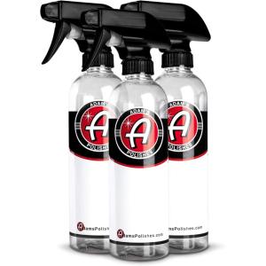 imageAdams Polishes Empty Labelled Bottle 16 oz 3 Pack  Heavy Duty Chemical Resistant Bottle and Sprayer  Perfect for Gallon Refills
