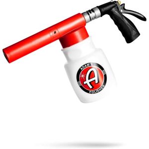 imageAdams Polishes Foam Gun Car Wash Sprayer  Connects to Garden Hose for Car Washing No Pressure Washer Required Use Snow Foam Blaster with Car Soap Shampoo or DetergentPremium Foam Gun