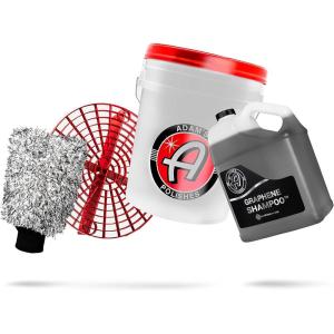imageAdams Polishes Graphene Shampoo Washing Bundle  Ceramic Coating Infused Car Wash Soap  Powerful Cleaner ampamp Protection In One Step  pH Neutral High Suds For Foam Cannon Gun Or Detailing Buck