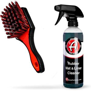 imageAdams Polishes Rubber Mat ampamp Liner Cleaner Bundle  Protectant ampamp Rubber Floor Mat Cleaning Solution for Car Detailing  Deep Cleans ampamp Restores Mats Truck Bed Cargo Liners Trunk Mat Accessories