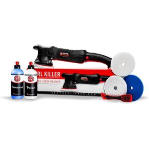 imageAdams Polishes Swirl Killer 15mm Car Polisher  Buffer Polisher Dual Action Machine  Use WCar Polish Polishing Compound or Car Scratch Remover  Detailing Car Wash Clay Bar Ceramic Coating15mm Polishing Kit 7 Item
