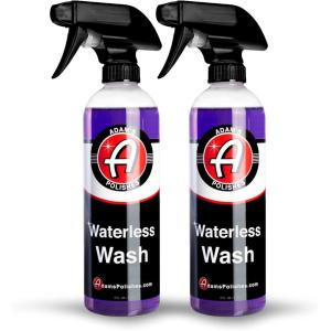 imageAdams Polishes Waterless Wash  Car Cleaning Spray for Detailing  Safe Ultra Slick Lubricating Formula for Car Boat Motorcycle RV  No Garden Hose Wash Soap or Foam Cannon Needed  Pack of 216 Fl Oz Pack of 2