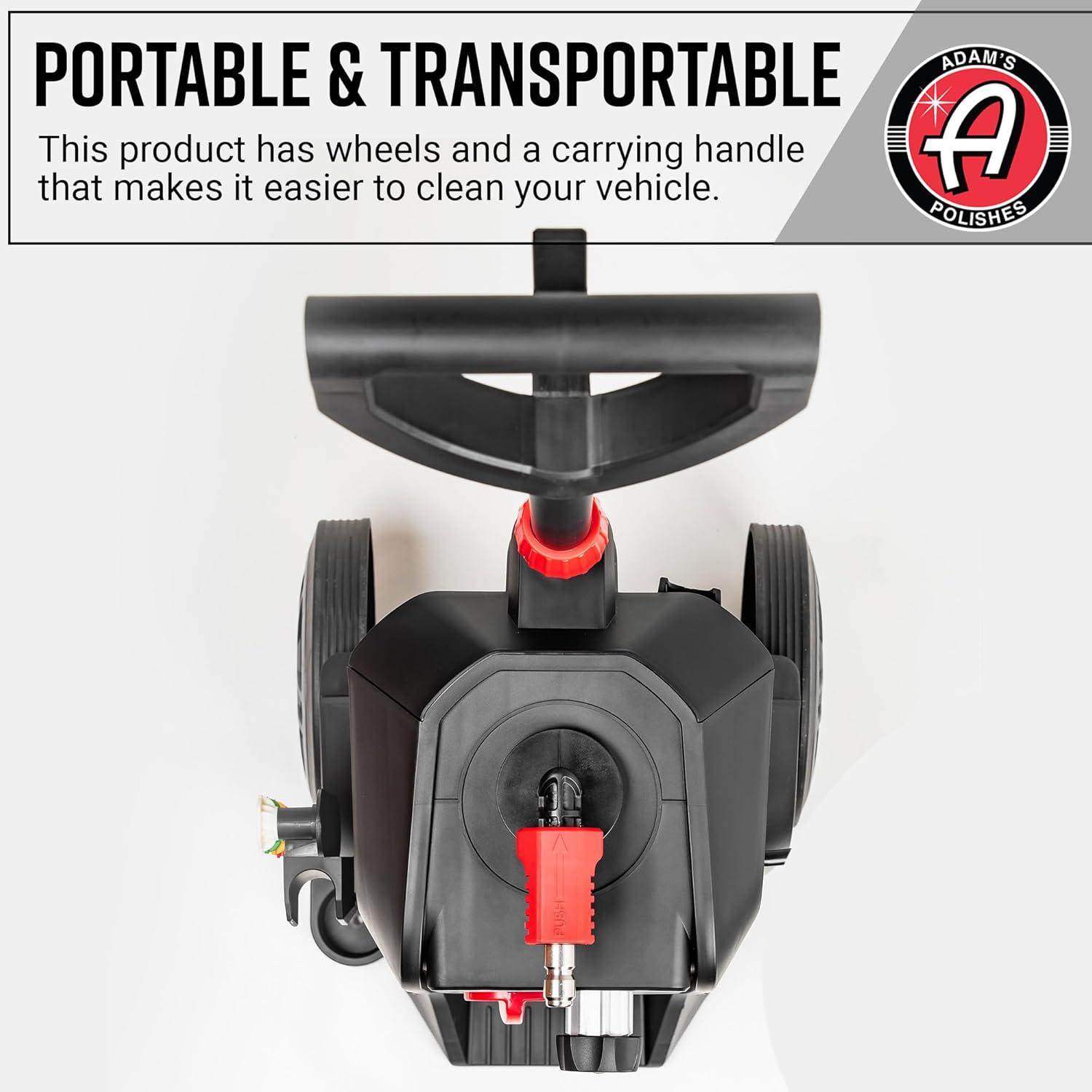 imageAdams Pro Series Electric Pressure Washer 20 Complete Kit  Professional Powerful Detailing Car Washing Pressure Sprayer Includes Snub Nose Wall Mount ampamp Pressure Washer Tips  1200 PSI 176 GPMStandard 30  Kit