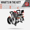 imageAdams Pro Series Electric Pressure Washer 20 Complete Kit  Professional Powerful Detailing Car Washing Pressure Sprayer Includes Snub Nose Wall Mount ampamp Pressure Washer Tips  1200 PSI 176 GPMPro Series 20