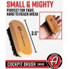 imageAdams Polishes Cockpit Detailing Brush Mini  Car Cleaning Brush  Scrub Brush for Interior Leather Cleaner Carpet Upholstery Bathroom Fabric ShoeMini