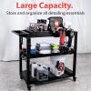 imageAdams Polishes Professional Detail Cart Powder Coated Metal Car Detailing Cart for Garage  Storage Space Rolling Premium Locking Casters Polisher Holders Heavy Duty Workshop Detailers GarageProfessional Detailing Cart