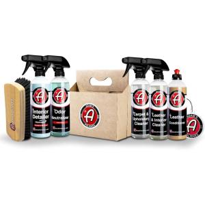 imageAdams Polishes Elite Interior  Includes 6 Iconic Cleaning Products for Total Interior Car Detailing  Accessories Leather Seat Cleaner Carpet Upholstery Dash Vinyl Air Freshener  Pack of 6