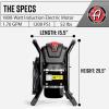 imageAdams Pro Series Electric Pressure Washer 20  Professional Powerful Detailing Car Washing Pressure Sprayer That Includes Snub Nose Wall Mount ampamp Pressure Washer Tips  1200 PSI ampamp 176 Operating GPMPro Series 20
