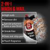 imageAdams Wash ampamp Wax 2Pack  Car Wash Soap Infused with Pure Carnauba Car Wax Polymers  Car Cleaning Formula WPaint Protection  Use in 5 Gallon Bucket Foam Cannon Foam Gun ampamp Car Detailing Brush Kit  RV Boat Marine Vehicle Wash