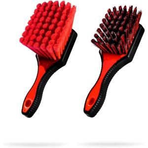 imageAdams Wheel ampamp Tire Brush Kit 3Item  Includes Wheel Brush Tire Brush ampamp Barrel Brush for Cleaning Rubber Plastic Chrome Metal Aluminum Rim ampamp Spoke Surfaces2Item