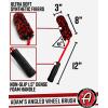 imageAdams Polishes Angled Wheel Detailing Brush  Car Cleaning Wheel Brush Use WWheel Cleaner Rim Cleaner Chrome Cleaner  Car Wash Brush Cleans Brake Dust from Barrels ampamp Hard to Reach Areas SmallLarge