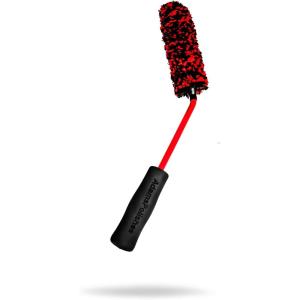 imageAdams Polishes Angled Wheel Detailing Brush  Car Cleaning Wheel Brush Use WWheel Cleaner Rim Cleaner Chrome Cleaner  Car Wash Brush Cleans Brake Dust from Barrels ampamp Hard to Reach Areas SmallSmall