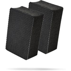 imageAdams Clay Block 2pk  Reusable Hybrid Clay Bar Sponges That Remove Embedded Residues Like Brake Dust Paint Overspray ampamp StuckOn Dirt from Your Car Truck Van or RV Surfaces
