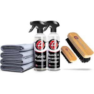 imageAdams Suede Cleaning ampamp Protection Kit  Professional Automotive Suede Cleaner ampamp Fabric Protector Spray for Car Interiors Upholstery Shoes Clothing Removes Stains ampamp Refreshes Suede MaterialKit