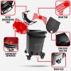 imageAdams Double Complete Premium Detailing Bucket  Car Wash Bucket with Grit Guard Seat Pad Organization Rack Drain Plug 2 Locking Wheels  Innovative Detail 5 Gallon Bucket Kit SystemDouble Bucket