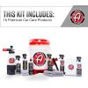 imageAdams Advanced Car Wash Kit 16Item  Arsenal Builder Car Wash Kit with Foam Gun Bucket and Car Care Cleaning Chemicals Gift for Car amp Truck Lovers Dads and DIYers