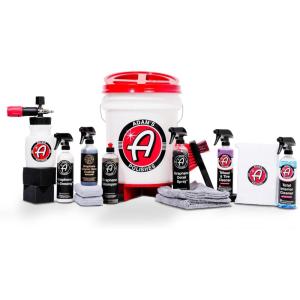 imageAdams Advanced Car Wash Kit 16Item  Arsenal Builder Car Wash Kit with Foam Gun Bucket and Car Care Cleaning Chemicals Gift for Car amp Truck Lovers Dads and DIYers