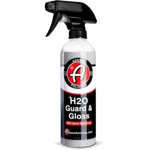 imageAdams Polishes H2O Guard amp Gloss 16oz  Car Detailing Hybrid Top Coat Silica Sealant Car Wax amp Polish Quick Detailer  After Car Wash Seals Shines and Protects All Exterior Surfaces16 Fl Oz Pack of 1