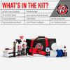 imageAdams 12mm SK Pro Car Polisher Kit 16 Item  Professional Buffer Polisher for Car Detailing amp Scratch Repair  Includes Microfiber Towels Polish Compound Pads Tools Carry Tote amp More