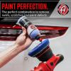 imageAdams One Step Polishing Pad 65  Blended Wool amp Microfiber Cuts amp Finishes in One Step  Color Coded to Match with Recommended Polishes or CompoundsBlue Compound Pad