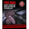 imageAdams One Step Polishing Pad 65  Blended Wool amp Microfiber Cuts amp Finishes in One Step  Color Coded to Match with Recommended Polishes or CompoundsOne Step Polishing Pad
