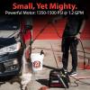 imageAdams Polishes Compact Pressure Washer Upgrade Complete Kit  Powerful Lightweight Portable Electric Pressure Washer Sprayer Max 1500 PSI 12 GPM for Car Home Auto Patio RV Motorcycle amp Garage