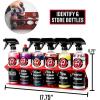 imageAdams Polishes Garage Bottle Organizer  Heavy Duty Premium Metal Construction  Wall Mountable Displays Up to 6 Bottles