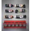 imageAdams Polishes Garage Bottle Organizer  Heavy Duty Premium Metal Construction  Wall Mountable Displays Up to 6 Bottles