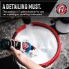 imageAdams Polishes Wash Bucket 35 Gallon Bucket  Grit Guard  Car Detailing Tool for Car Washing amp Garage Storage  Stores Car Wash Soap Foam Cannon Foam Gun Microfiber Towels amp More35 Gallon Bucket  Grit Guard  Gamma Seal Lid