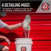 imageAdams Polishes Wash Bucket 35 Gallon Bucket  Grit Guard  Car Detailing Tool for Car Washing amp Garage Storage  Stores Car Wash Soap Foam Cannon Foam Gun Microfiber Towels amp More35 Gallon Bucket  Grit Guard 2 Pack