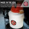 imageAdams Polishes Wash Bucket 35 Gallon Bucket  Grit Guard  Car Detailing Tool for Car Washing amp Garage Storage  Stores Car Wash Soap Foam Cannon Foam Gun Microfiber Towels amp More35 Gallon Bucket  Grit Guard