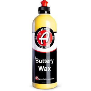 imageAdams Buttery Car Wax Kit  Pure Carnauba Wax For Car Detailing Liquid Wet Wax After Car Wash For Shine Gloss amp Paint Protection  Use W Car Cleaning Kit On Car Boat RV amp Motorcycle16 Fl Oz Pack of 1