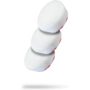 imageAdams One Step Polishing Pad 65  Blended Wool amp Microfiber Cuts amp Finishes in One Step  Color Coded to Match with Recommended Polishes or CompoundsWhite Polish Pad