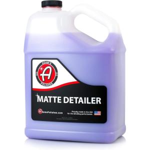 imageAdams Polishes Matte Detailer  Specialized Formulation Perfect for Any Matte Satin and Gloss Finishes  Does Not Add Any Level of Shine  Easy to Use with No Streaking or Residues 1 Gallon128 Fl Oz Pack of 1