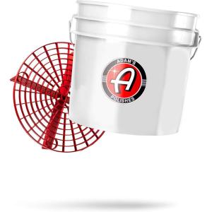 imageAdams Polishes Wash Bucket 35 Gallon Bucket  Grit Guard  Car Detailing Tool for Car Washing amp Garage Storage  Stores Car Wash Soap Foam Cannon Foam Gun Microfiber Towels amp More35 Gallon Bucket  Grit Guard